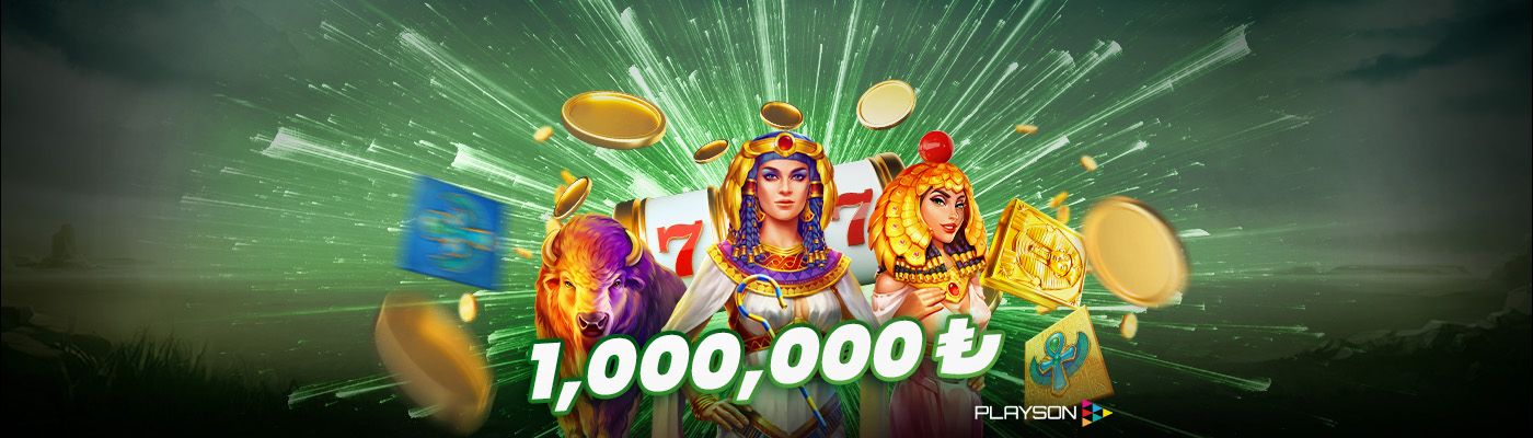 Özel Slotlarda 1.000.000 TL Ödüllü Turnuva playson